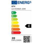 LED E27 A65 20W 2400lm 6500K