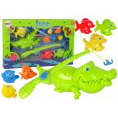 LeanToys Arcade Game Set Fishing Fish Rod Crocodile.
