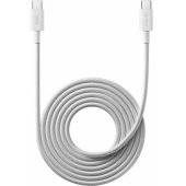 6A Braided USB-C/ USB-C 2m White