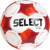 _8498443 Futbolo kamuolys Select Futsal Samba v26 FIFA Basic baltai raudonas
