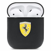 Track Leather AirPods cover black