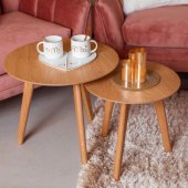 Helena Set D50xH45cm / D40xH40cm Oak 2pcs