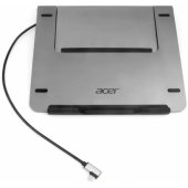 Stand with HUB 5 in1 Type C - HDMI, USB Type C,3 x USB A Silver