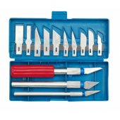 Vorel Precision work scissors with replaceable blades in a 16s case