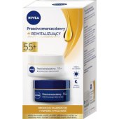 _6710960 Nivea kremas nuo raukšlių + modeliuojamasis naktinis kremas 55+ 50ml +