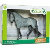 Collecta figurine HORSE ANDALUSIAN STALLION DARK DAPPLE GREY 1:12 WIND