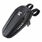 B4BK Hard Waterproof Bicycle & Scooter handlebar Bag with zipper 3L