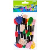 Craft with Fun Ozdoba dekor mulina nauka rękodzieło kolorowe 8mix