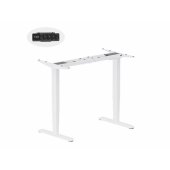 650814 ERGO Electric Brushless Motor Desk Frame White