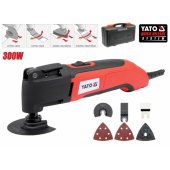 Yato YT-82220 vibruojantis daugiafunkcis įrankis, juodas, raudonas, 300 W, 22000 OPM