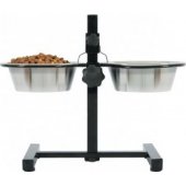 Zolux Zestaw 2 miski 16 cm 0,7 l + stojak regulowany