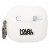 3D Logo NFT Choupette Head Silicone Case for Airpods 3 White