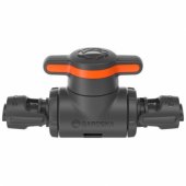 Gardena Micro-Drip-System shut-off/ regulating valve 13mm (1/ 2) (grey/ o