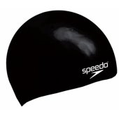 Plain Moulded silicon Jr cap, black