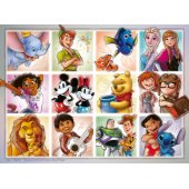 Ravensburger Disney Multicharacter vaikiška dėlionė, 100 dalių