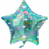 Folinis balionas „Star“, 61 cm, galaktinė vandens žalia