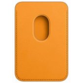 "Leather Wallet MagSafe Apple iPhone (MHLP3ZE/ A)" California Poppy