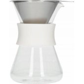 Glass Coffee Maker White