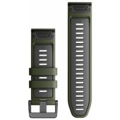 26mm QuickFit Silicone Strap Moss/ Graphite