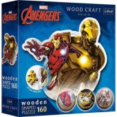 TREFL 160 dalių medinė dėlionė Iron Man