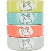 Trixie Bowl, for hamster, ceramic, 90 ml/ o 8 cm, printed