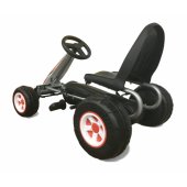 Pedalinė mašinėlė-kartingas Viper baltas