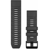 26mm QuickFit Silicone Strap Graphite