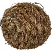 Trixie Ball with a bell made of grass , 10 cm in diameter.