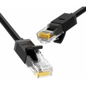 Eterneto trumpiklio kabelis RJ45 Cat 6 UTP 1000Mbps 3 m juodas