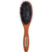 INTER-VION_ Wooden brush with natural hair and nylon spikes