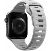 Sport Band Apple Watch 42/ 44/ 45/ 49mm, mėnulio pilka