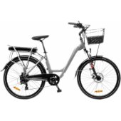 Incanto 26" City E-Bike 250W Silver