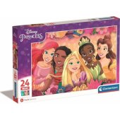 Clementoni dėlionė, 24 vnt., Super Maxi Color Disney Princess (24241)