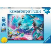 Ravensburger 2D undinių dėlionė vaikams, 300 detalių