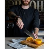 OKINAWA Universal Kitchen Santoku knife 6.9"/ 175mm