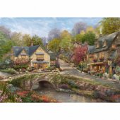 Schmidt Spiele Thomas Kinkade Studios: Summer in Cobblestone Village,