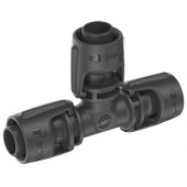 Micro-Drip-System T-piece 13mm (1/ 2), connection (dark grey, 2