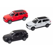 Passenger Car 1:36 Drive Metal Black White Red