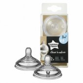 Tommee Tippee silikoninis čiulptukas 3+ 2 vnt.