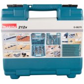 Makita grąžtų rinkinys 212 dalių E-06270