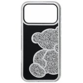 Teddy Bear Case iPhone 17 Pro Max Silver