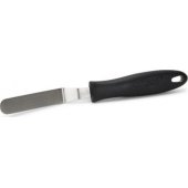 Patisse curved glazing knife 11 cm stainless steel silver and black