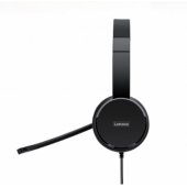 100 USB stereo ausinės Juoda