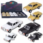 Classic Car Metal Motorized Lights Sounds Opening Doors Mix