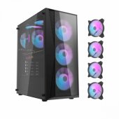 Ryzen 5 9600X 64GB 4TB SSD 1TB HDD RTX 5060 NoOS DK352 BLACK