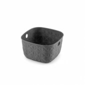 Basket Softex Dark Grey 6L 19x19x11cm