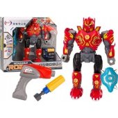 Screwing Robot Weapon Drill Screwdriver Light Sound Red