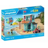 Playmobil My Life 71903 Wieża ratownicza i plażowy samochód b