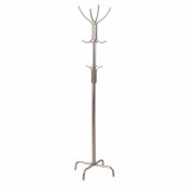 Coat rack CAIA 49x49xH181cm, satin nickel