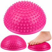 Sensory Hemisphere for Massage and Balance Exercises, Pink, 16 cm